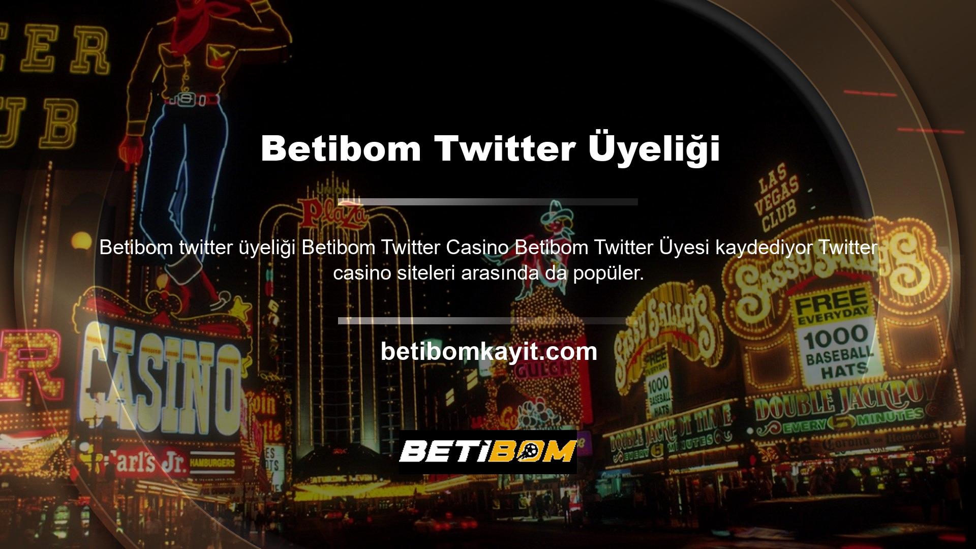Betibom Twitter Casino bahis kullanıcılarını mutlu ediyor, bu da istediklerini elde ettiklerini gösteriyor
